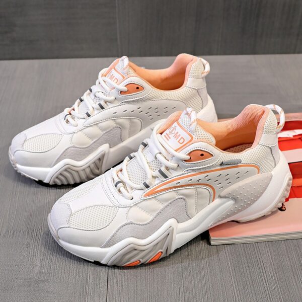 Autumn New Women's Breathable Fashion Trend Summer Color Matching Platform Sports Shoes Women - Image 4
